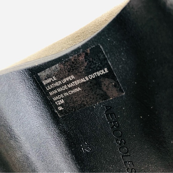 New WO Box, Aerosole Simple Gray Suede Slouch Boot - Picture 9 of 10